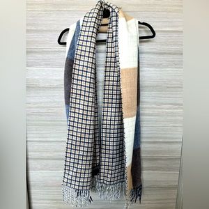 Club Monaco Thisbee Check Wool Scarf